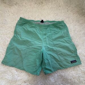 Patagonia Light Green Shorts